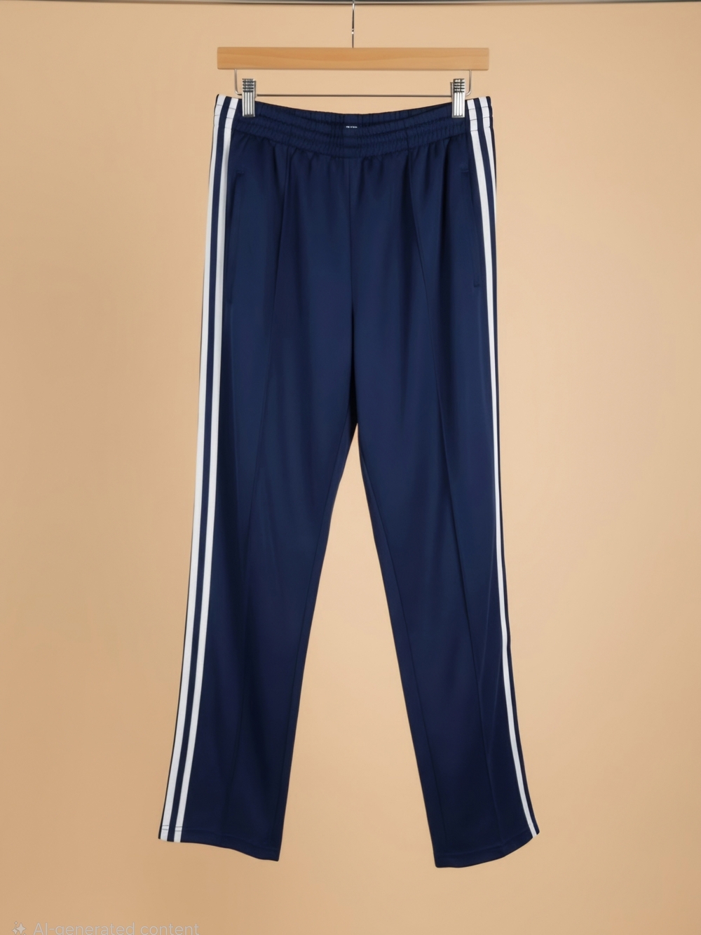 Womens Navy Firebird Adidas Track Pants